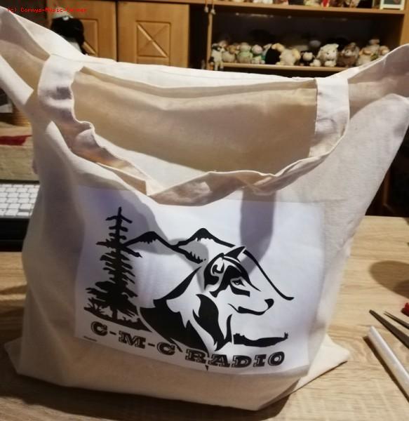 Einkaufstasche mit CMC-Radio Aufdruck aus Baumwolle
